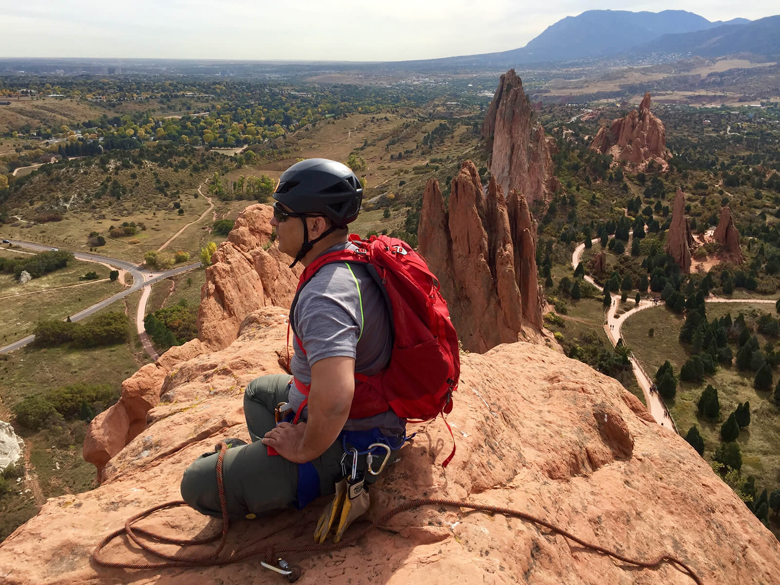 Garden of the Gods Rock Climbing with Pikes Peak Alpine School