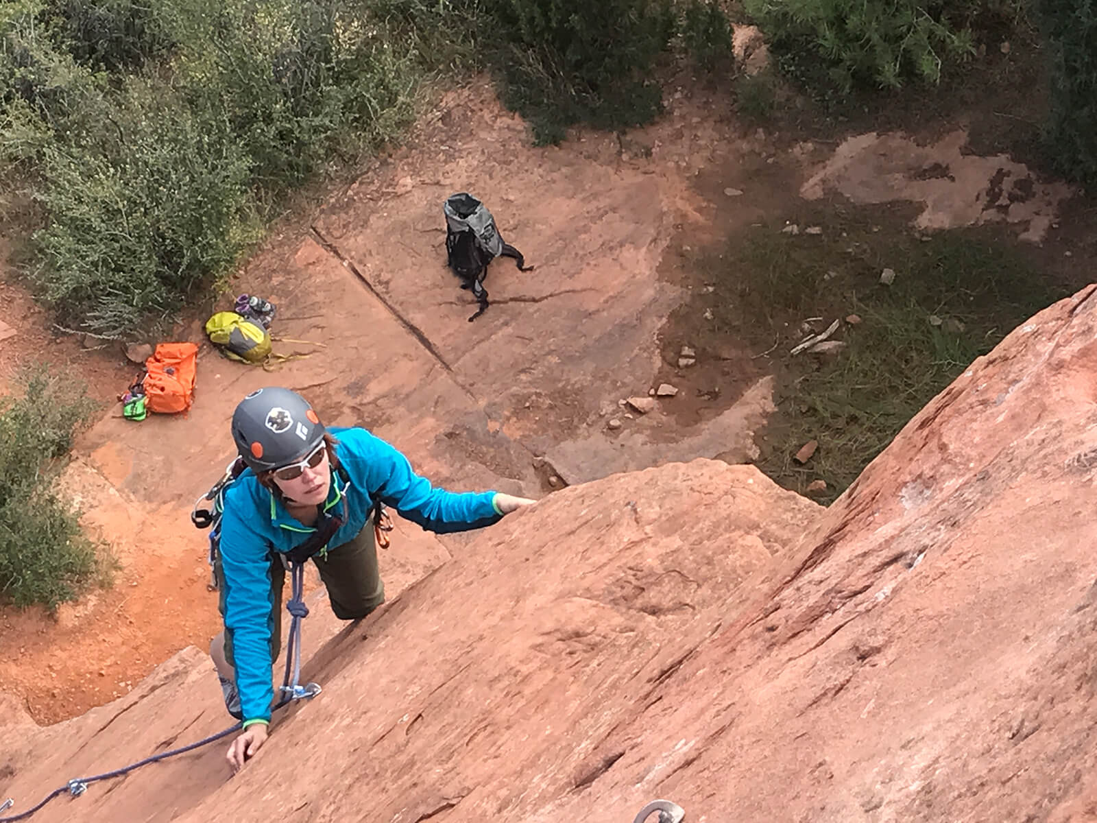 Garden of the Gods Rock Climbing with Pikes Peak Alpine School